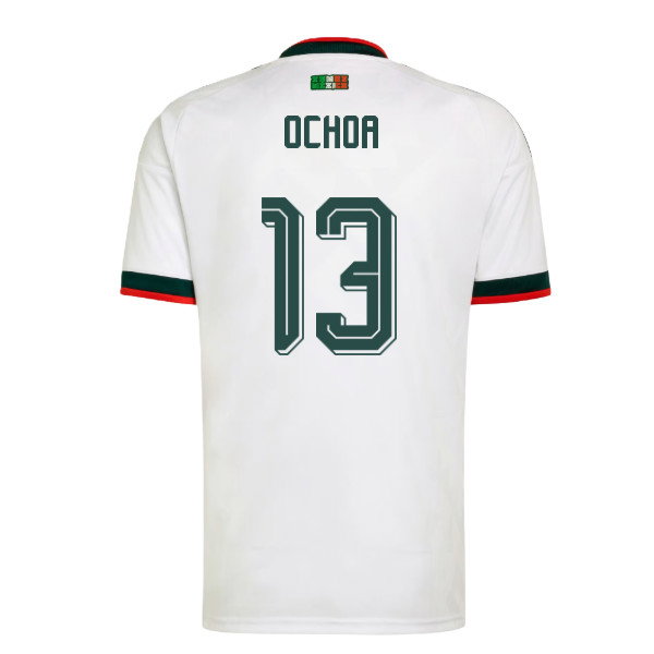 2026-2027 Mexico Away Shirt (Ochoa 13)-SoccerKits Hub | Buy Soccer Jerseys Online
